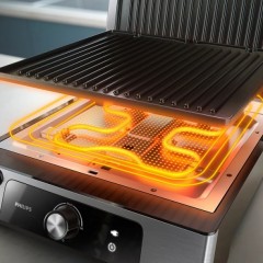 Philips HD6301/90 Τοστιέρα με Αποσπώμενες Πλάκες για 2 Τοστ 2000W Inox Philips HD6301/90 Τοστιέρα με Αποσπώμενες Πλάκες για 2 Τοστ 2000W Inox